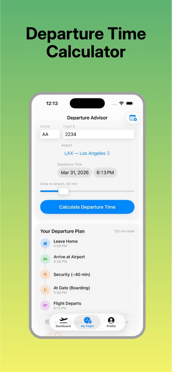 Calculadora de hora de salida con horario personal